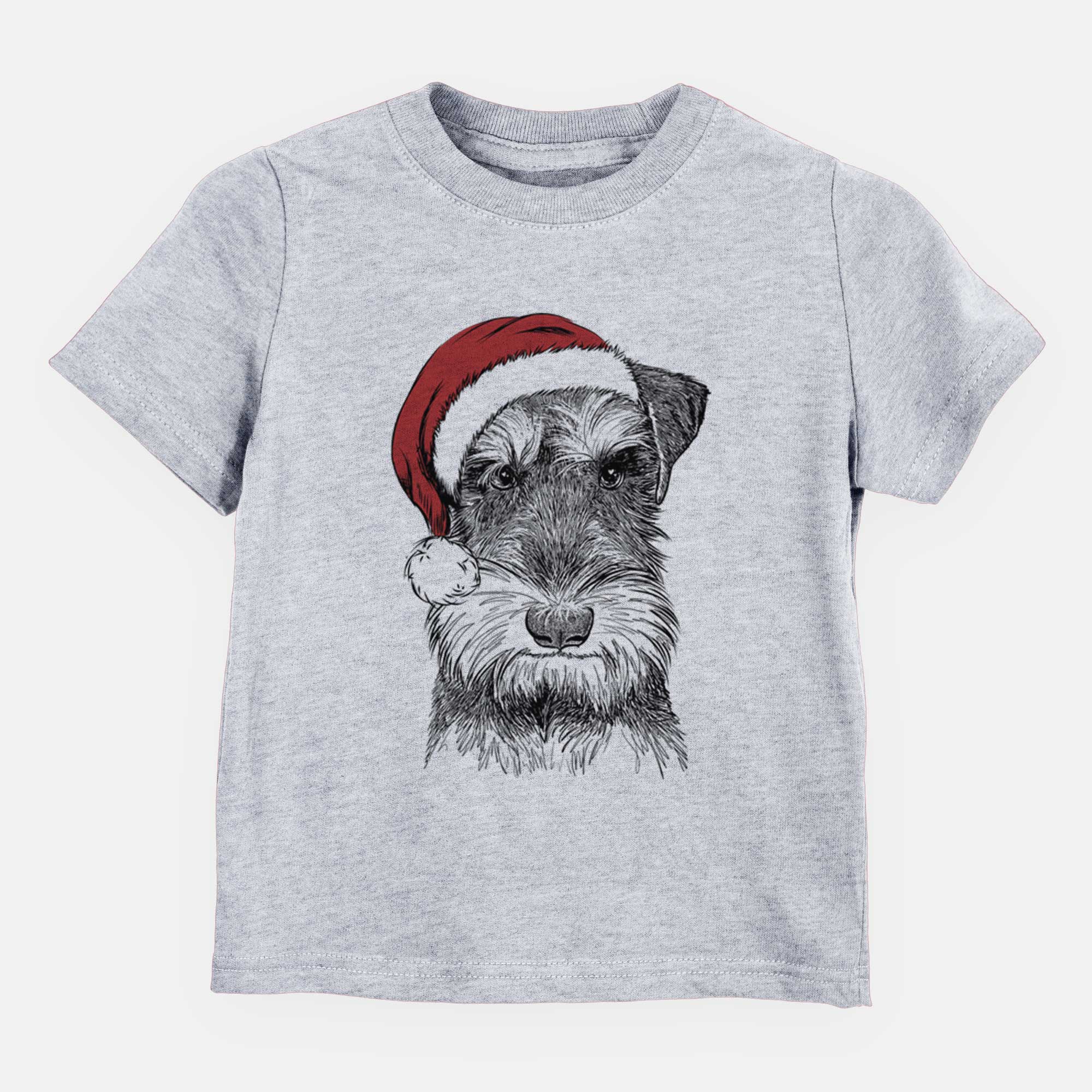 Santa Murphy the Mini Schnauzer - Kids/Youth/Toddler Shirt