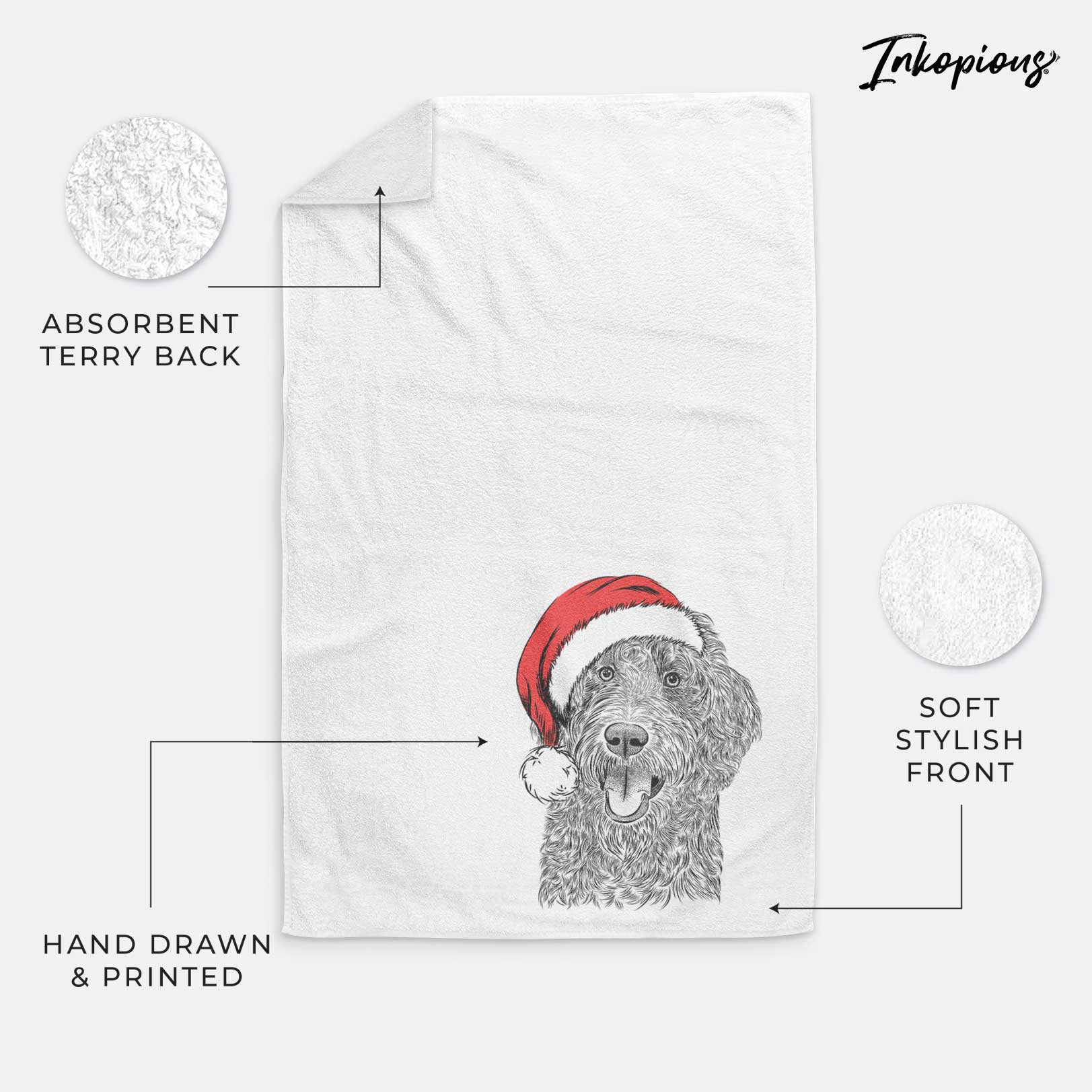 Murr Dog the Labradoodle Decorative Hand Towel