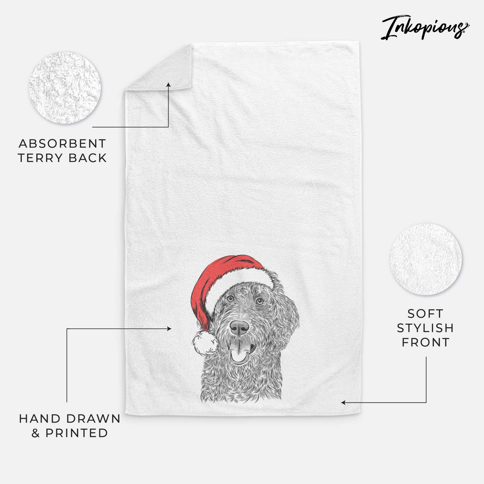 Murr Dog the Labradoodle Decorative Hand Towel