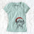 Santa Myrtle Mae the Aussiedoodle - Women's V-neck Shirt