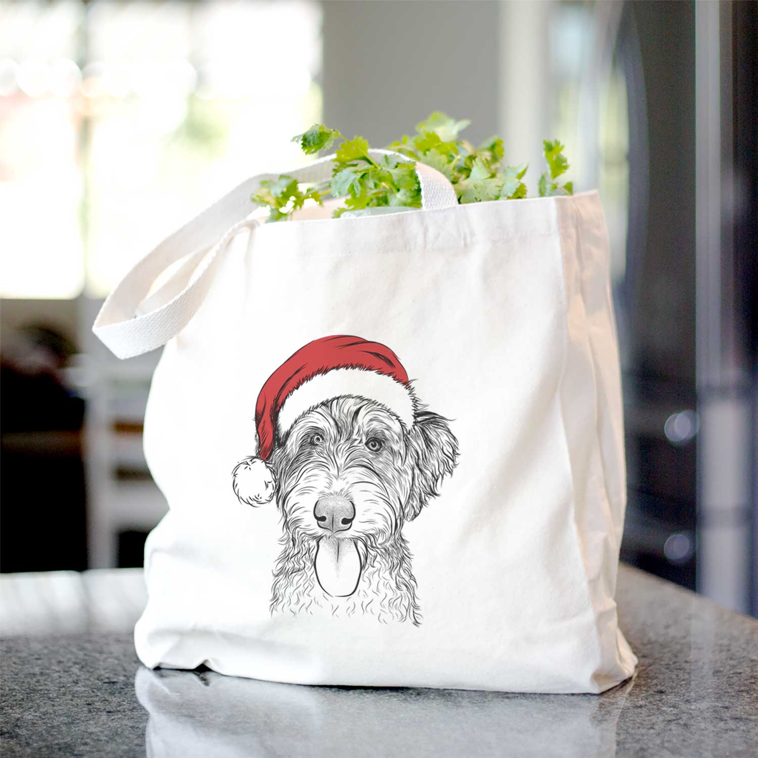 Myrtle Mae the Aussiedoodle - Tote Bag