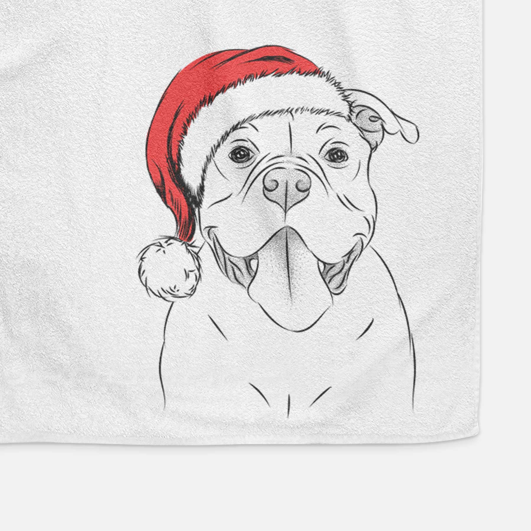 Nacho the American Bully Decorative Hand Towel