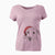 Santa Nala the American Staffordshire Terrier - Women's V-neck Shirt