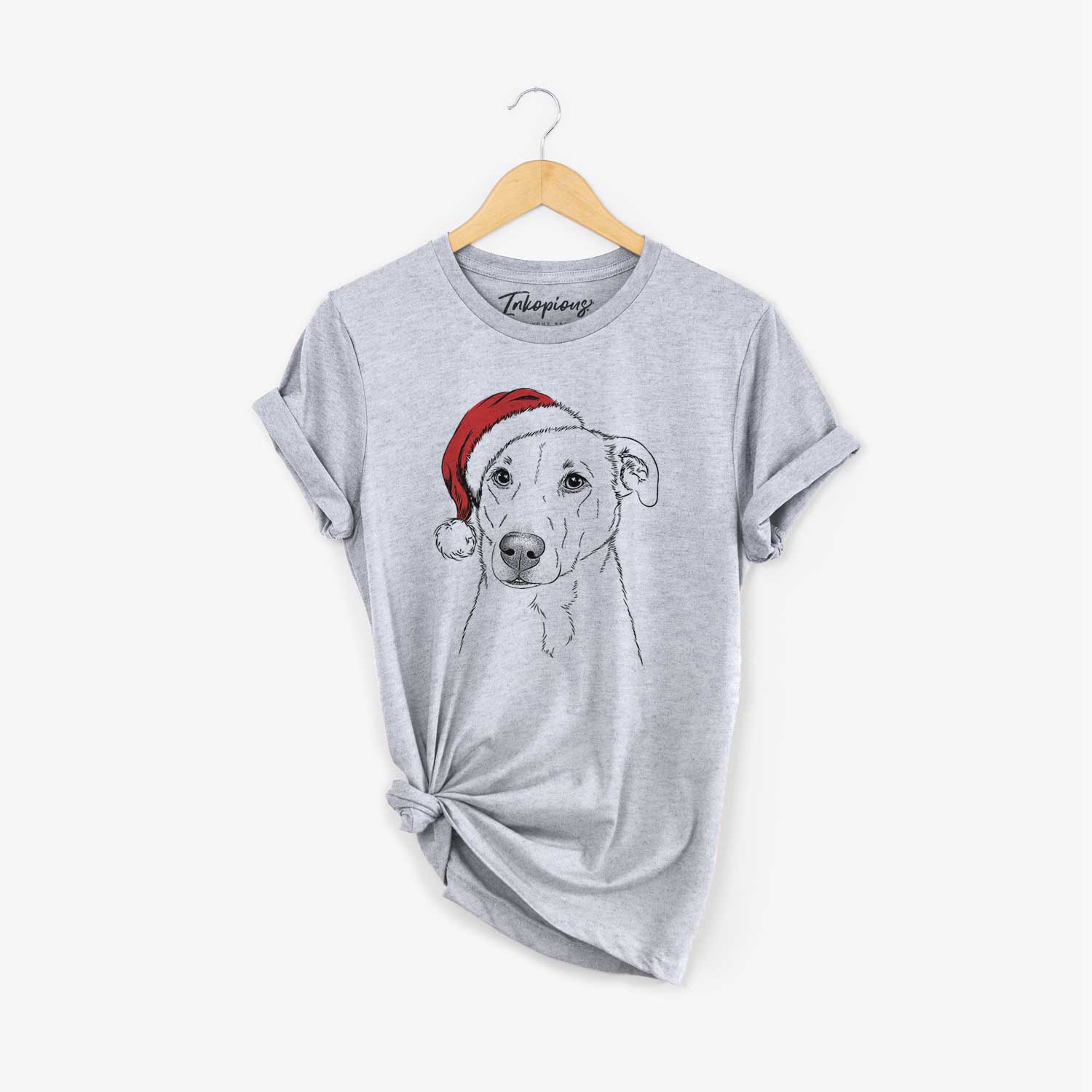 Santa Nala the American Staffordshire Terrier - Unisex Crewneck