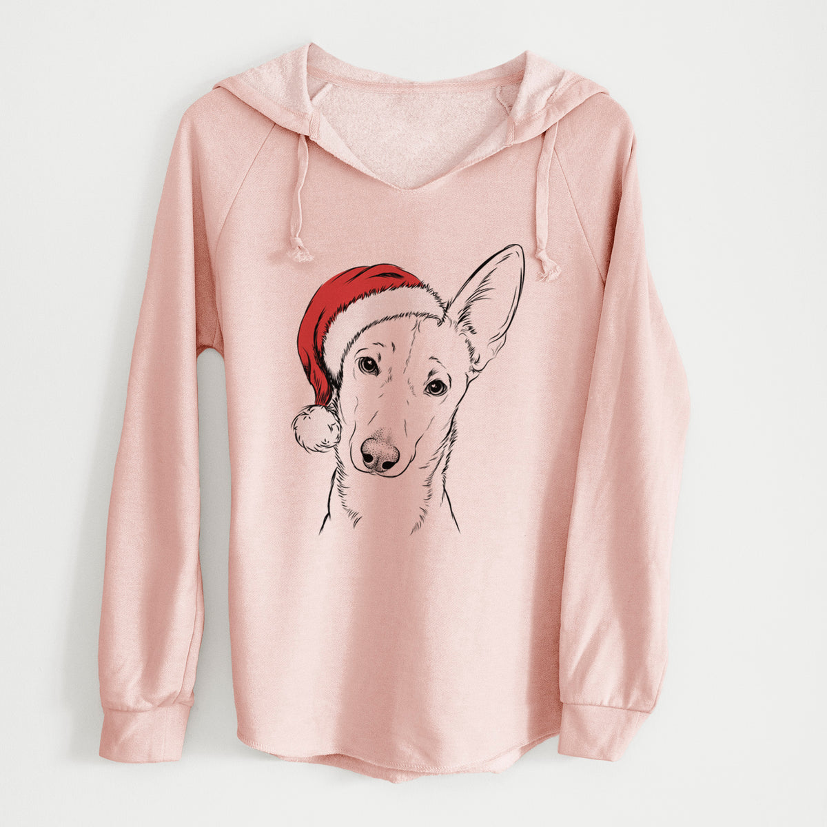 Santa Nala the Carolina Dog - Cali Wave Hooded Sweatshirt