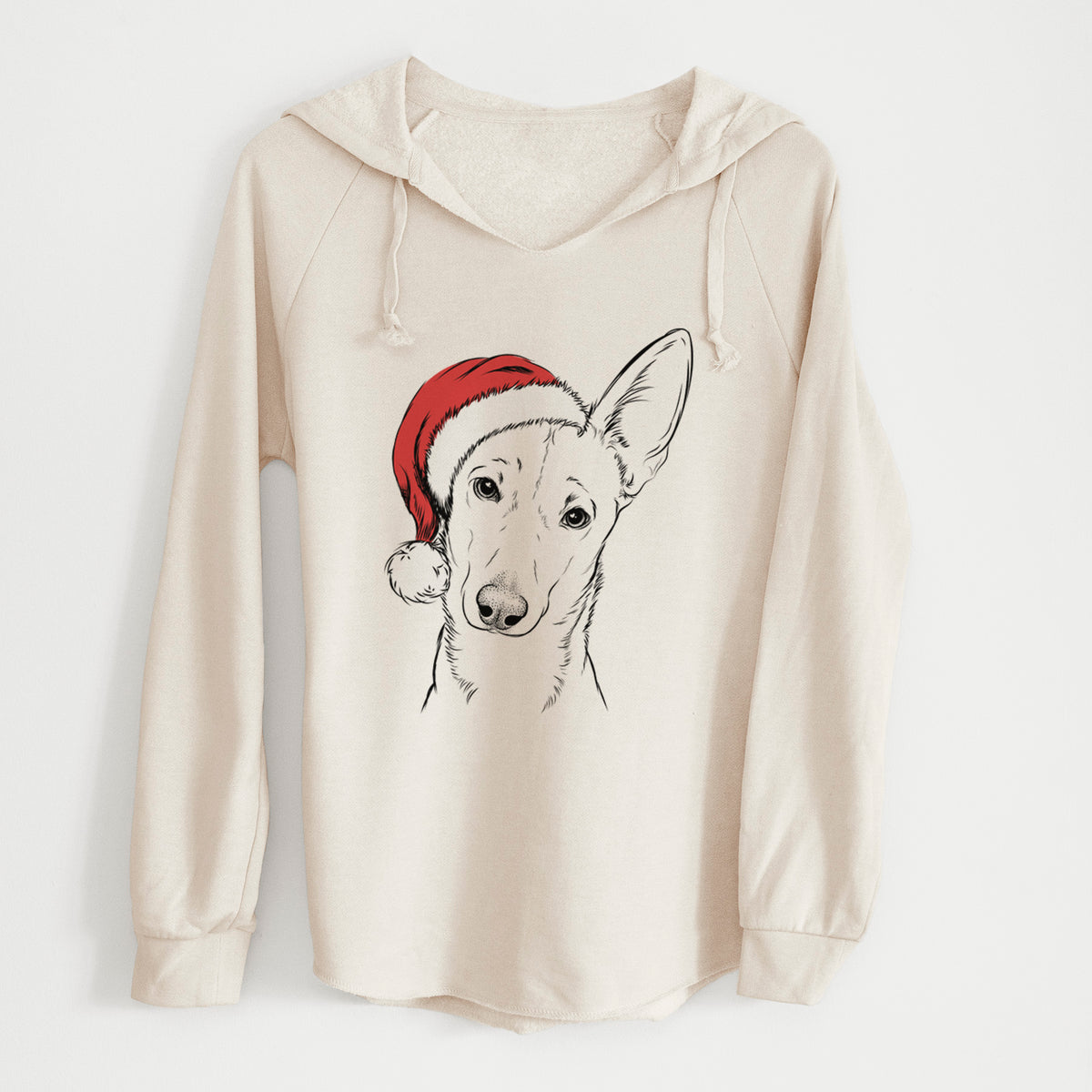 Santa Nala the Carolina Dog - Cali Wave Hooded Sweatshirt