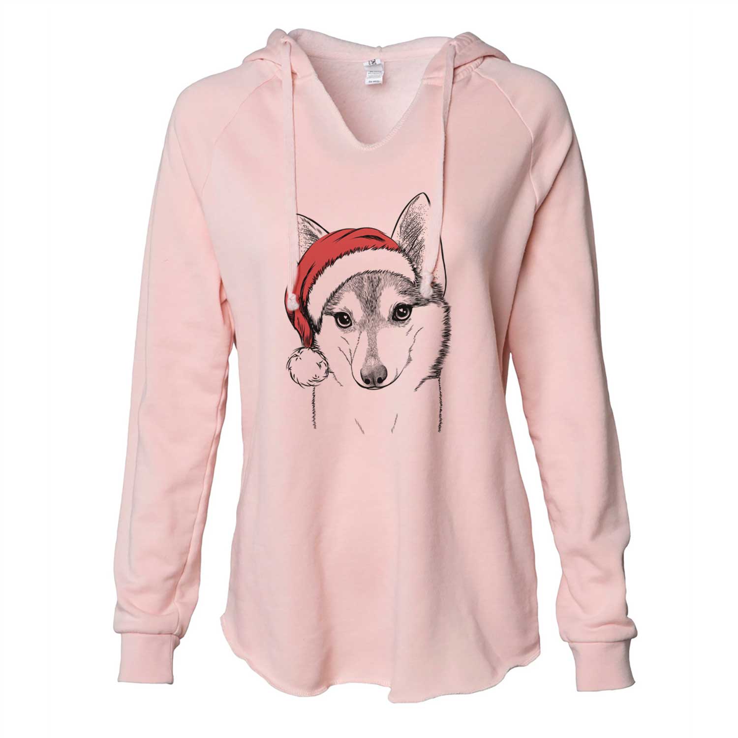 Nami the Alaskan Klee Kai - Cali Wave Hooded Sweatshirt