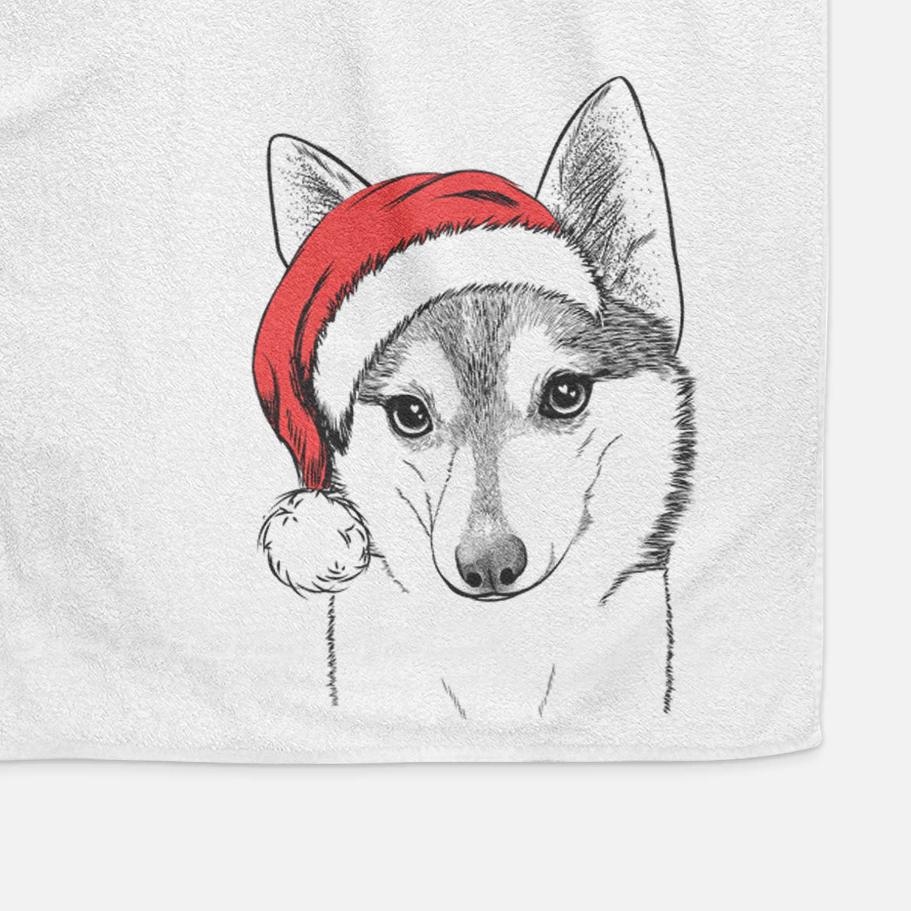 Nami the Alaskan Klee Kai Decorative Hand Towel