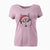 Santa Nami the Alaskan Klee Kai - Women's V-neck Shirt