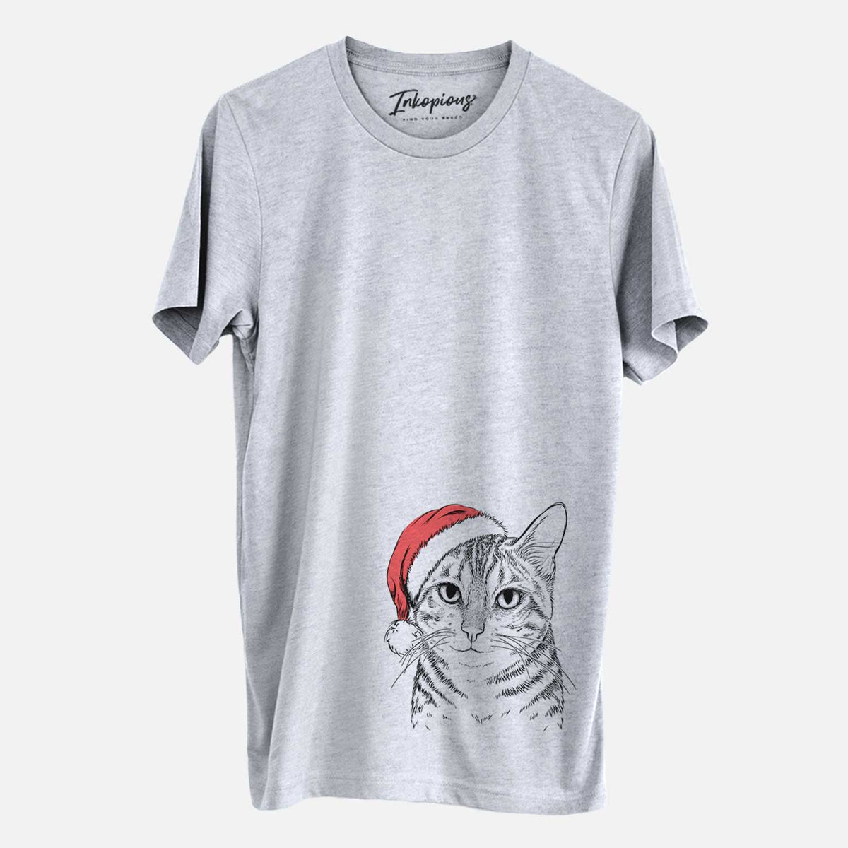 Santa Nell the Tabby Cat - Unisex Crewneck