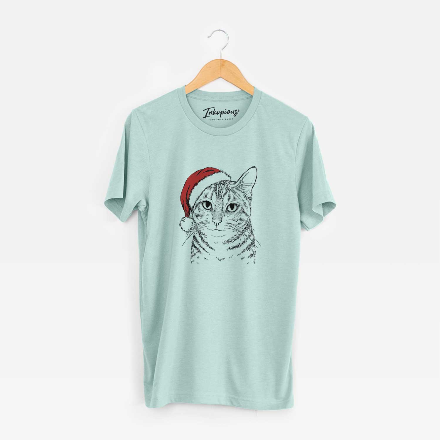 Santa Nell the Tabby Cat - Unisex Crewneck