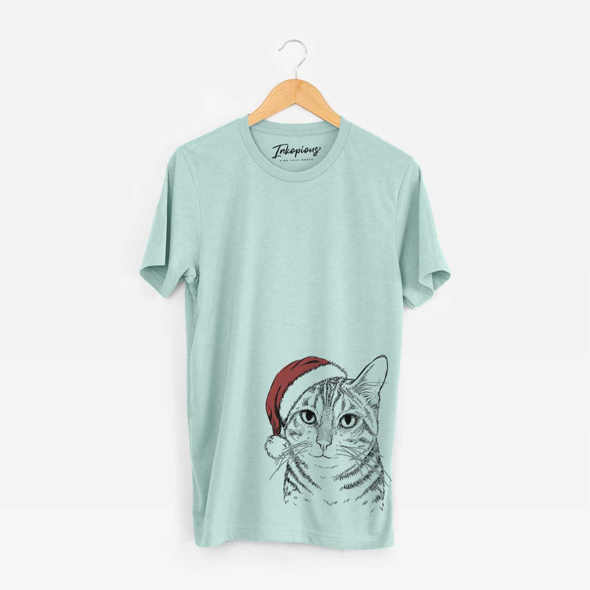 Santa Nell the Tabby Cat - Unisex Crewneck