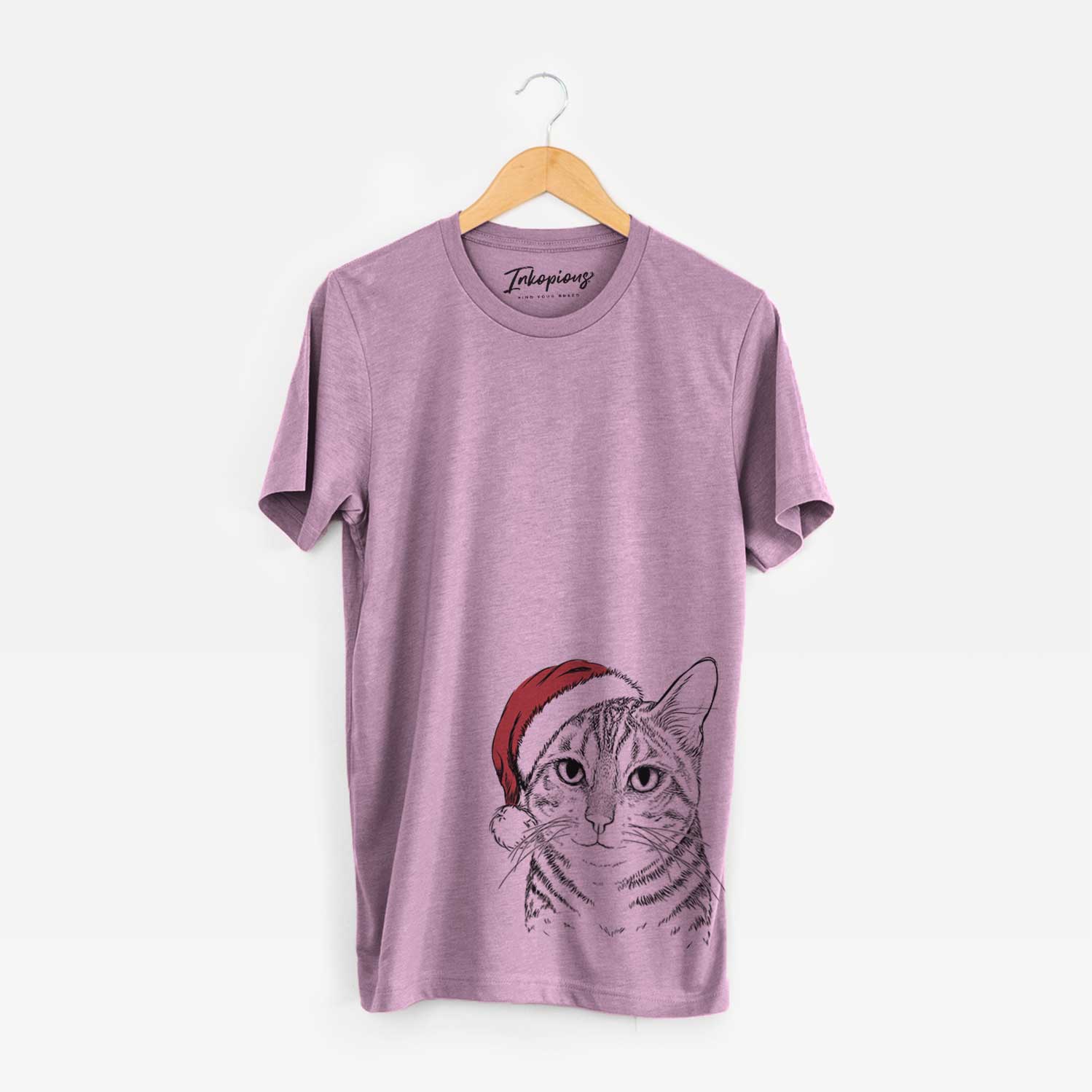 Santa Nell the Tabby Cat - Unisex Crewneck