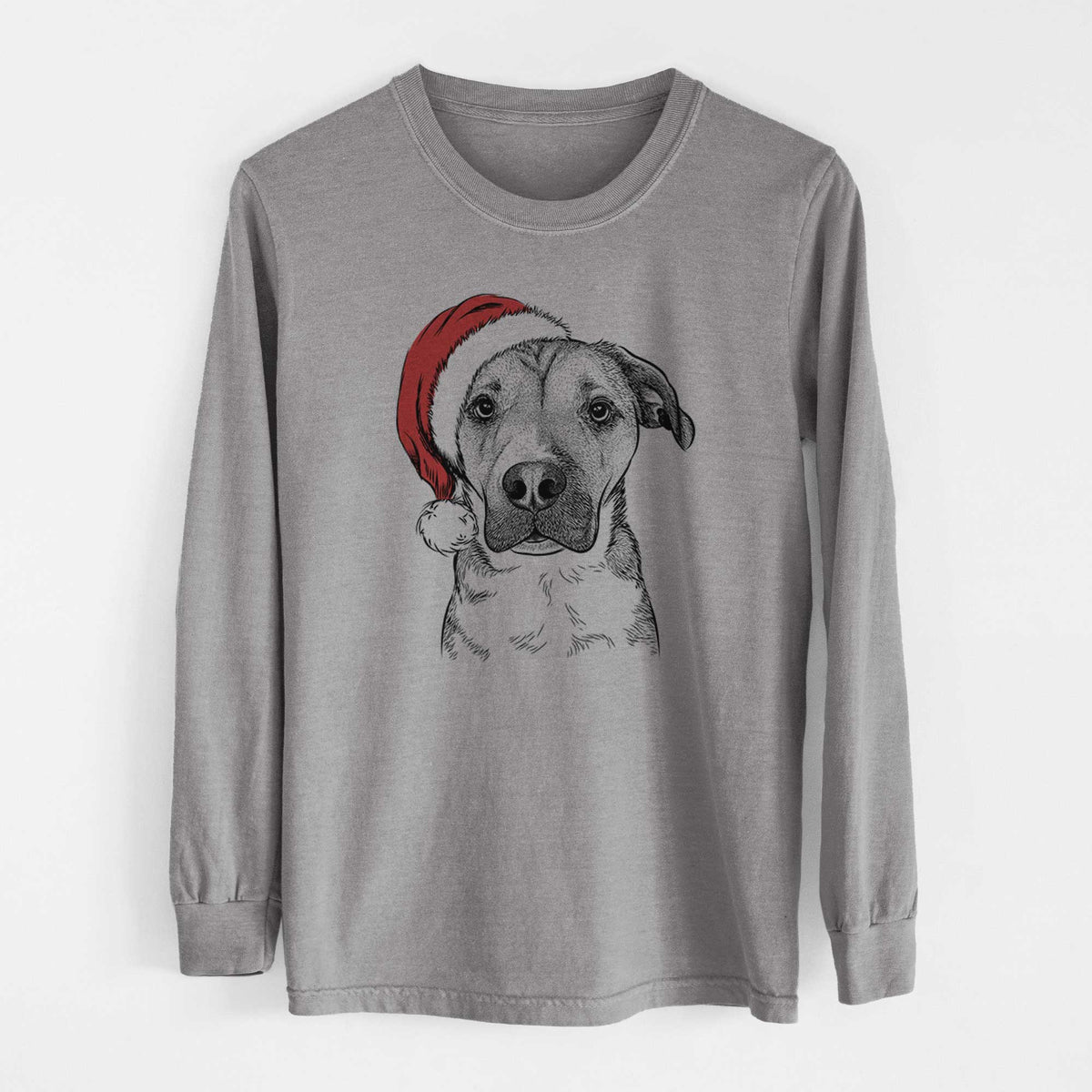 Santa Nemo the Mixed Breed - Heavyweight 100% Cotton Long Sleeve