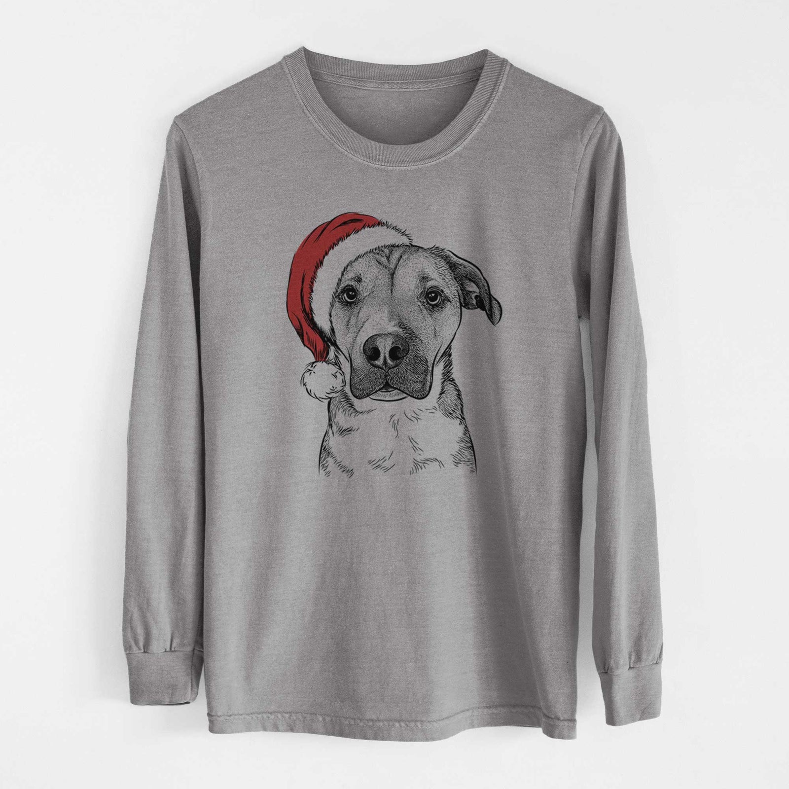 Santa Nemo the Mixed Breed - Heavyweight 100% Cotton Long Sleeve