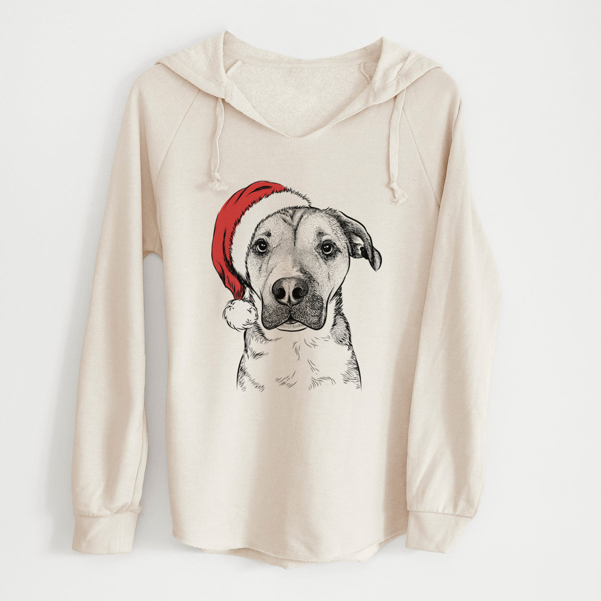 Santa Nemo the Mixed Breed - Cali Wave Hooded Sweatshirt