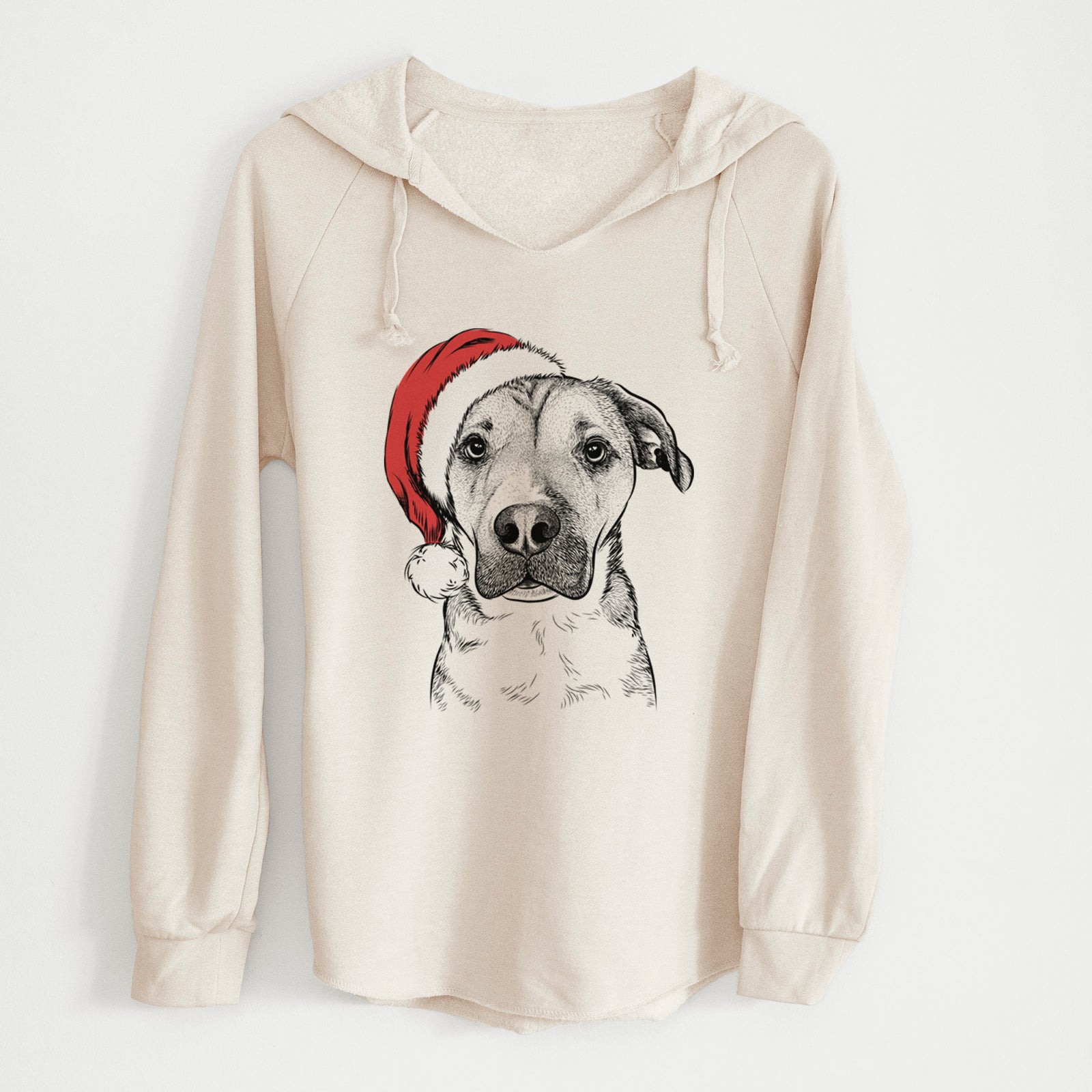 Santa Nemo the Mixed Breed - Cali Wave Hooded Sweatshirt