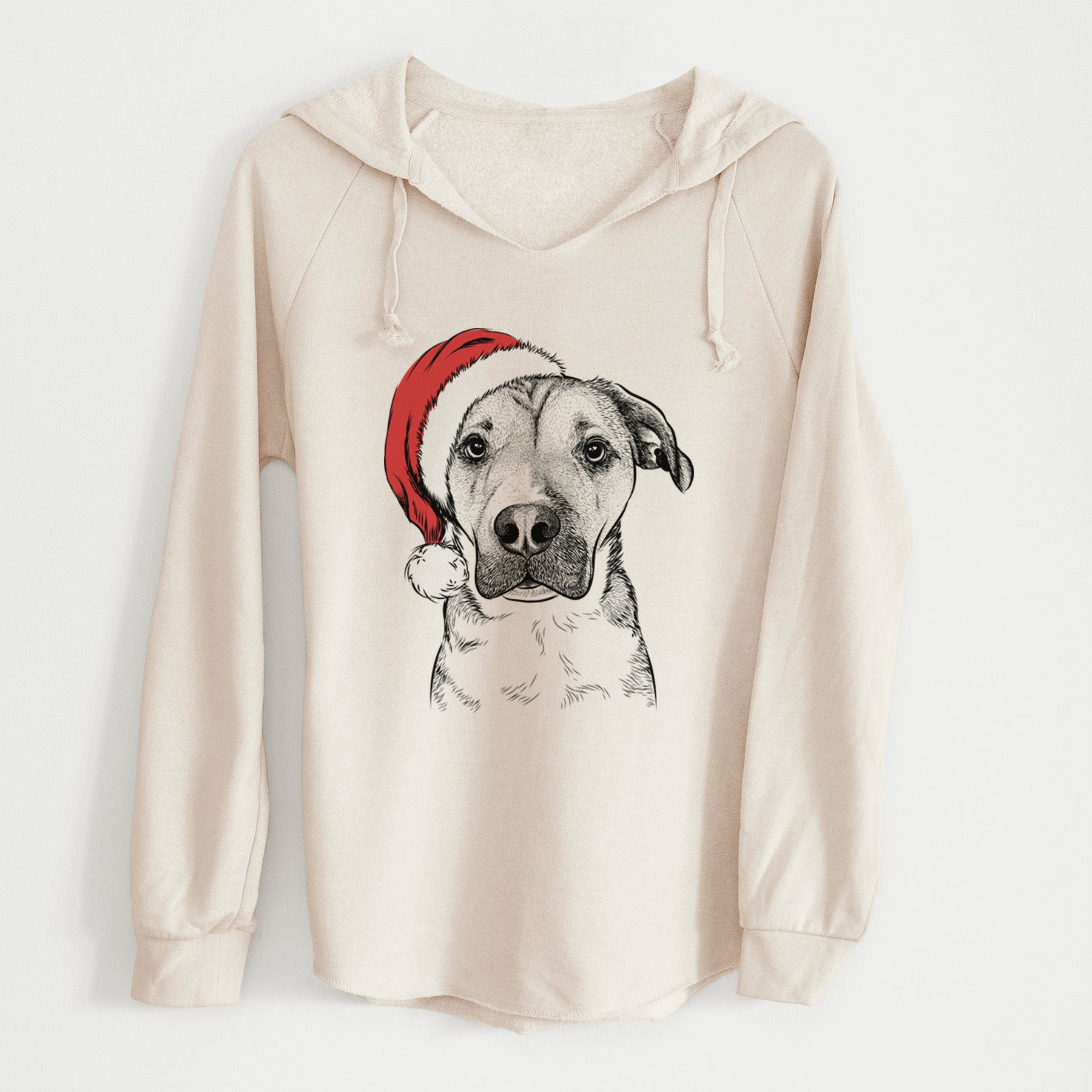 Santa Nemo the Mixed Breed - Cali Wave Hooded Sweatshirt