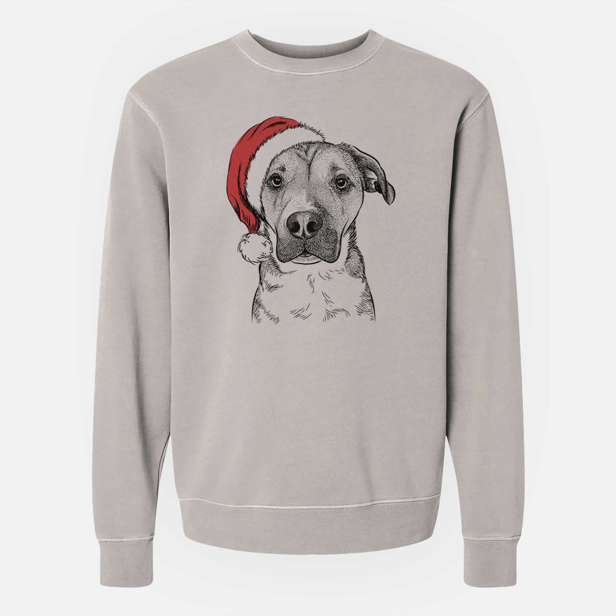 Santa Nemo the Mixed Breed - Unisex Pigment Dyed Crew Sweatshirt