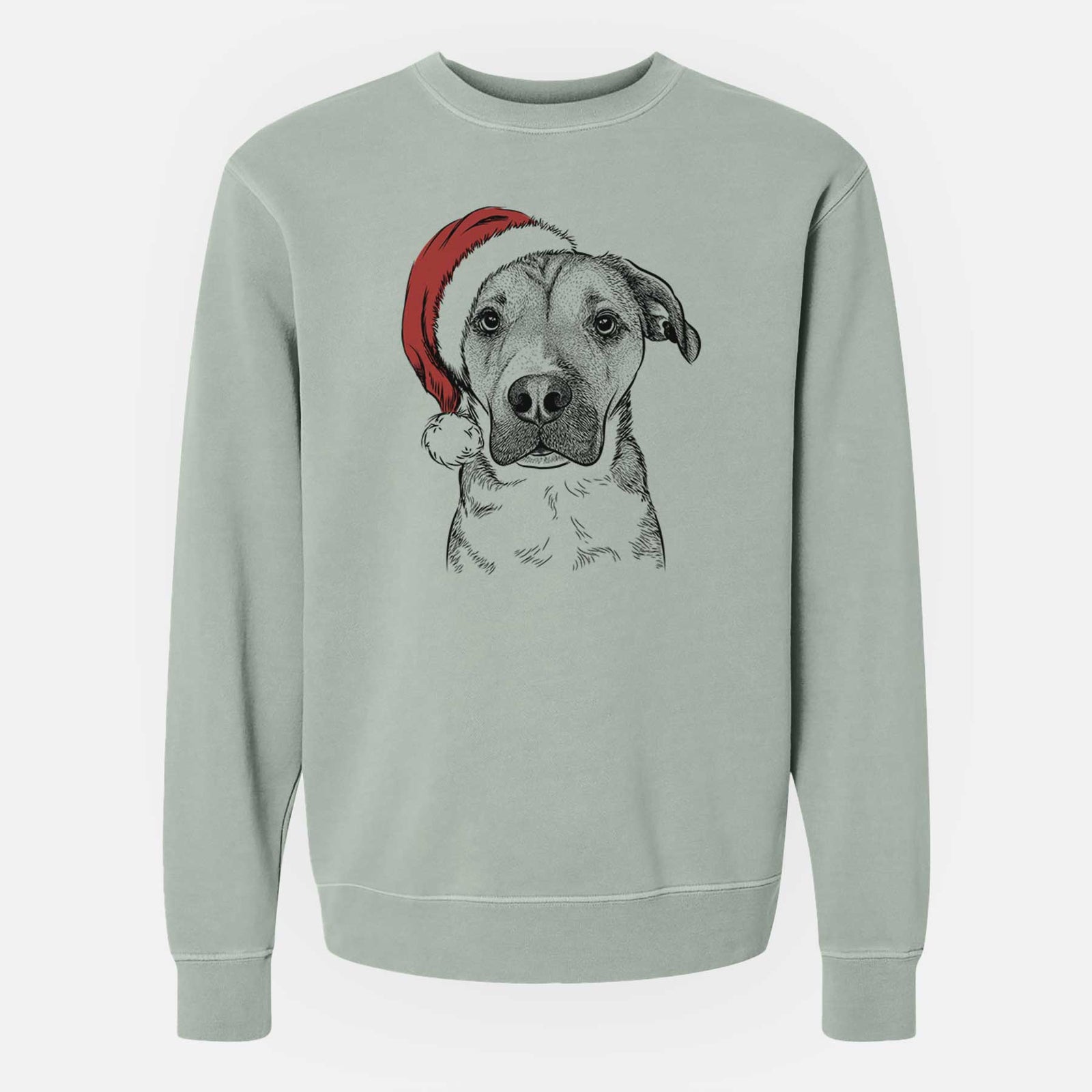 Santa Nemo the Mixed Breed - Unisex Pigment Dyed Crew Sweatshirt