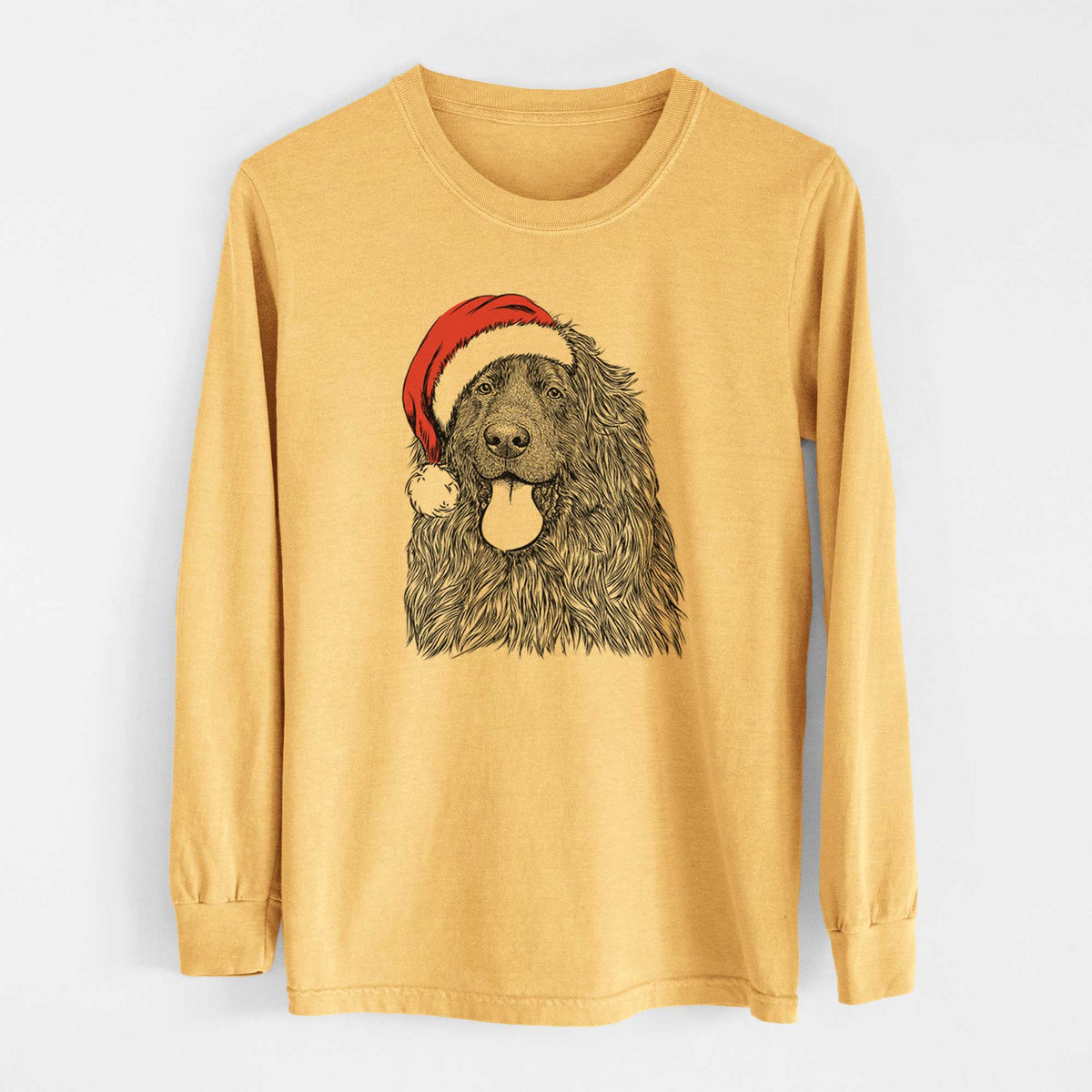 Santa Neptune the Newfoundland - Heavyweight 100% Cotton Long Sleeve