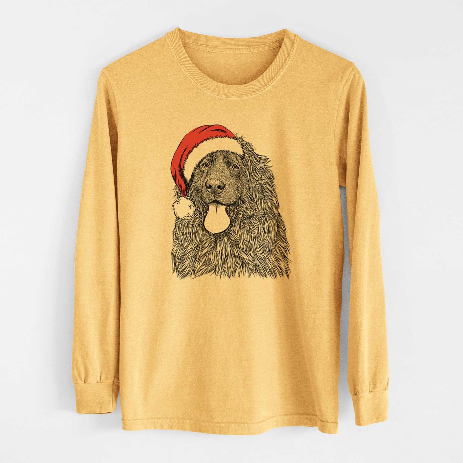 Santa Neptune the Newfoundland - Heavyweight 100% Cotton Long Sleeve