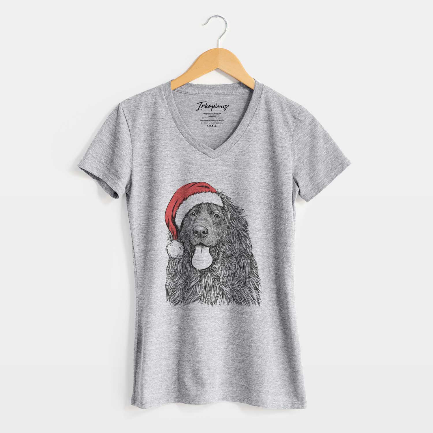 Santa Neptune the Newfoundland - Women's V-neck Shirt
