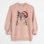 Santa Nibbles the Squirrel - Unisex Pigment Dyed Crew Sweatshirt