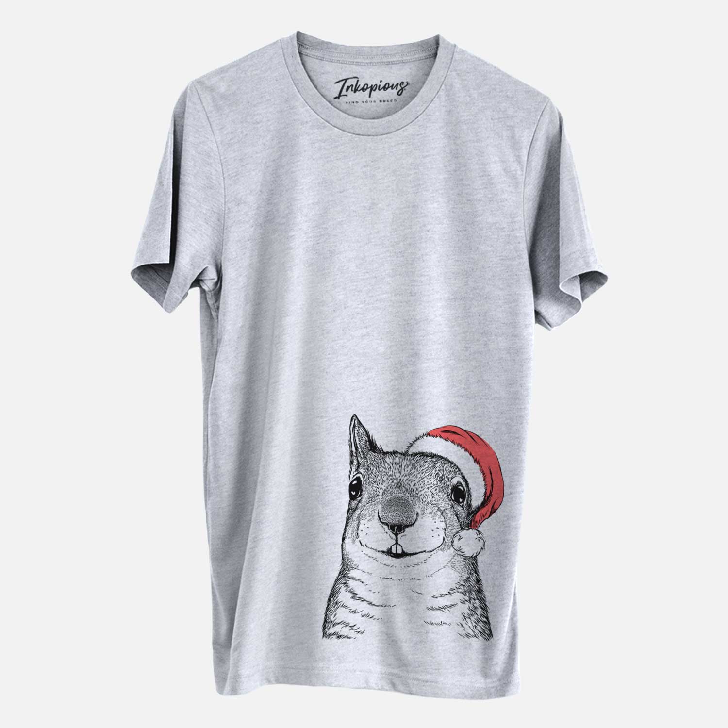 Santa Nibbles the Squirrel - Unisex Crewneck