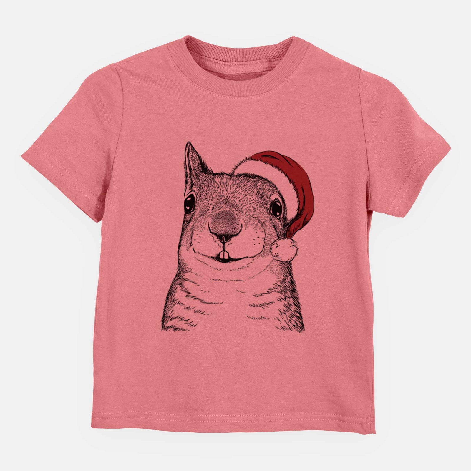 Santa Nibbles the Squirrel - Kids/Youth/Toddler Shirt