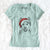 Santa Nika the Siberian Husky - Women's V-neck Shirt