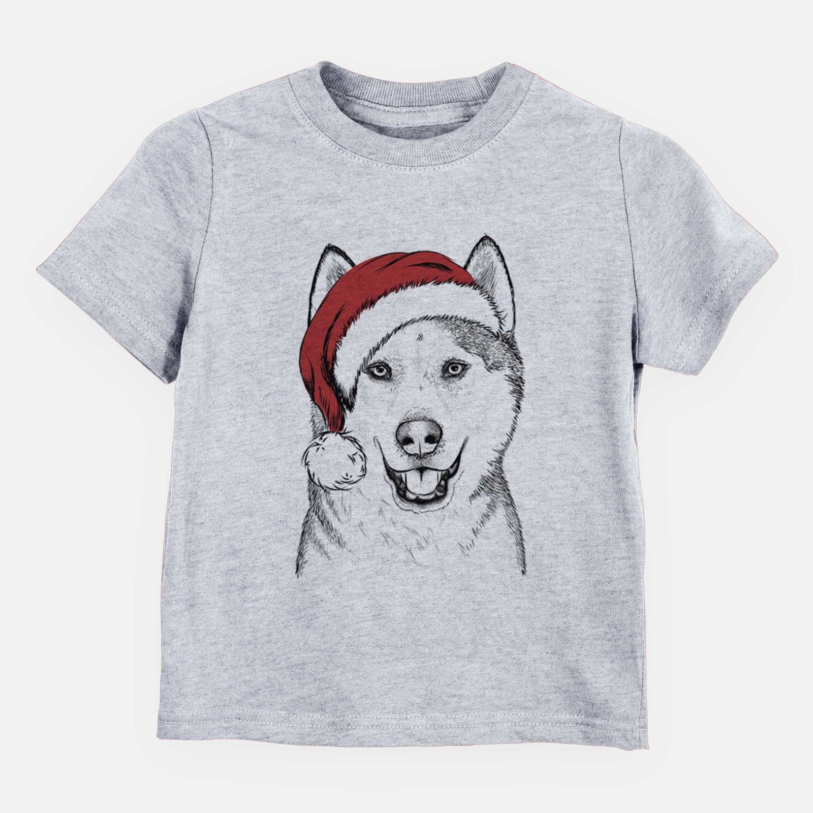 Santa Nika the Siberian Husky - Kids/Youth/Toddler Shirt