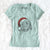 Santa Niles the Soft Coated Wheaten Terrier - Women's V-neck Shirt