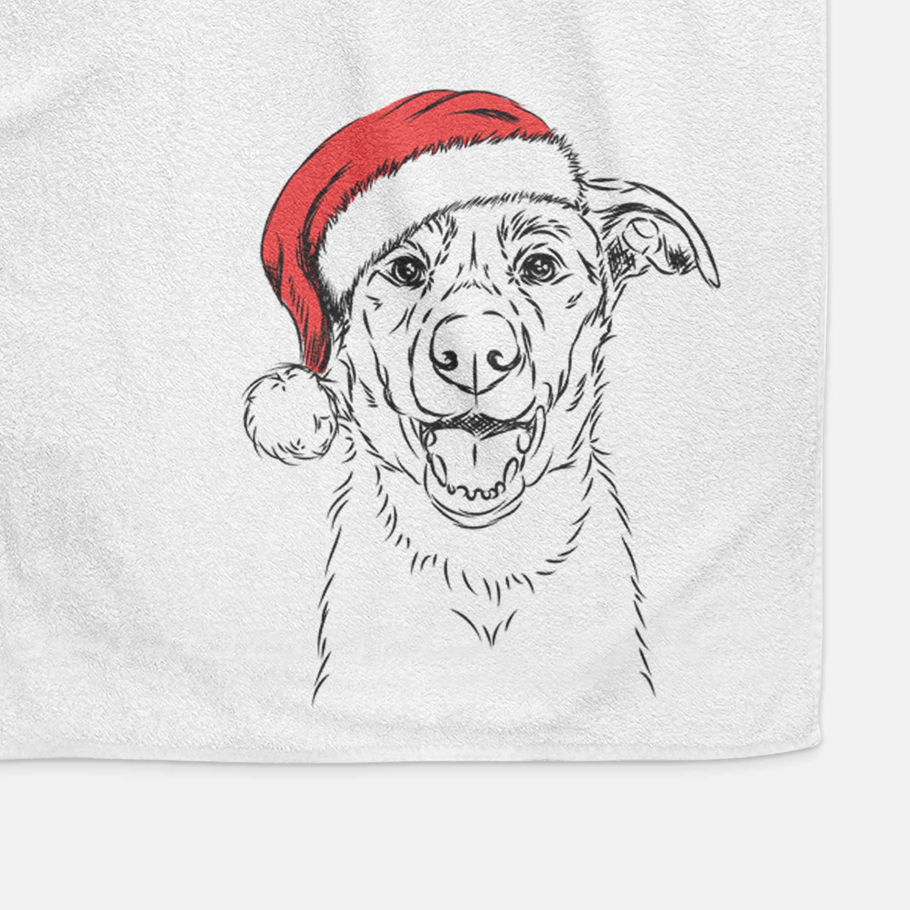 Noah the Border Collie Decorative Hand Towel