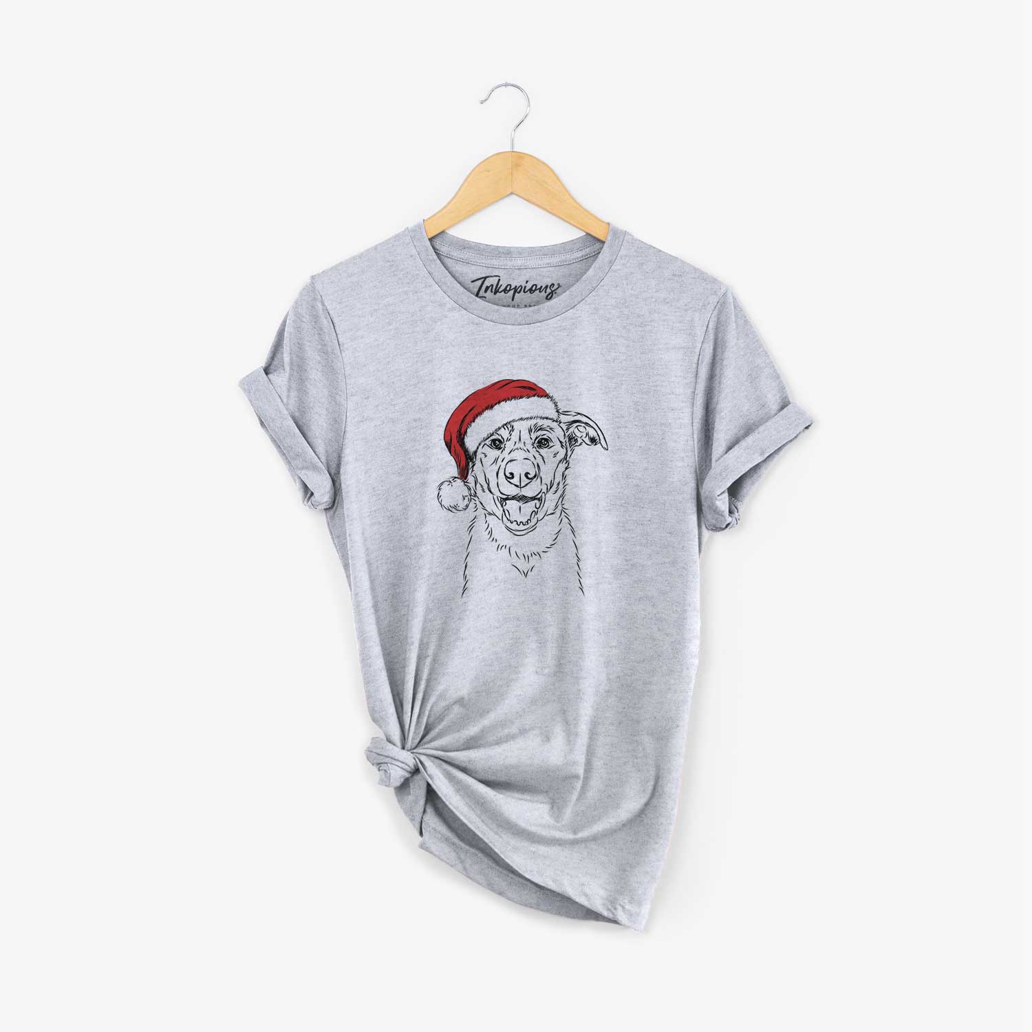 Santa Noah the Border Collie - Unisex Crewneck