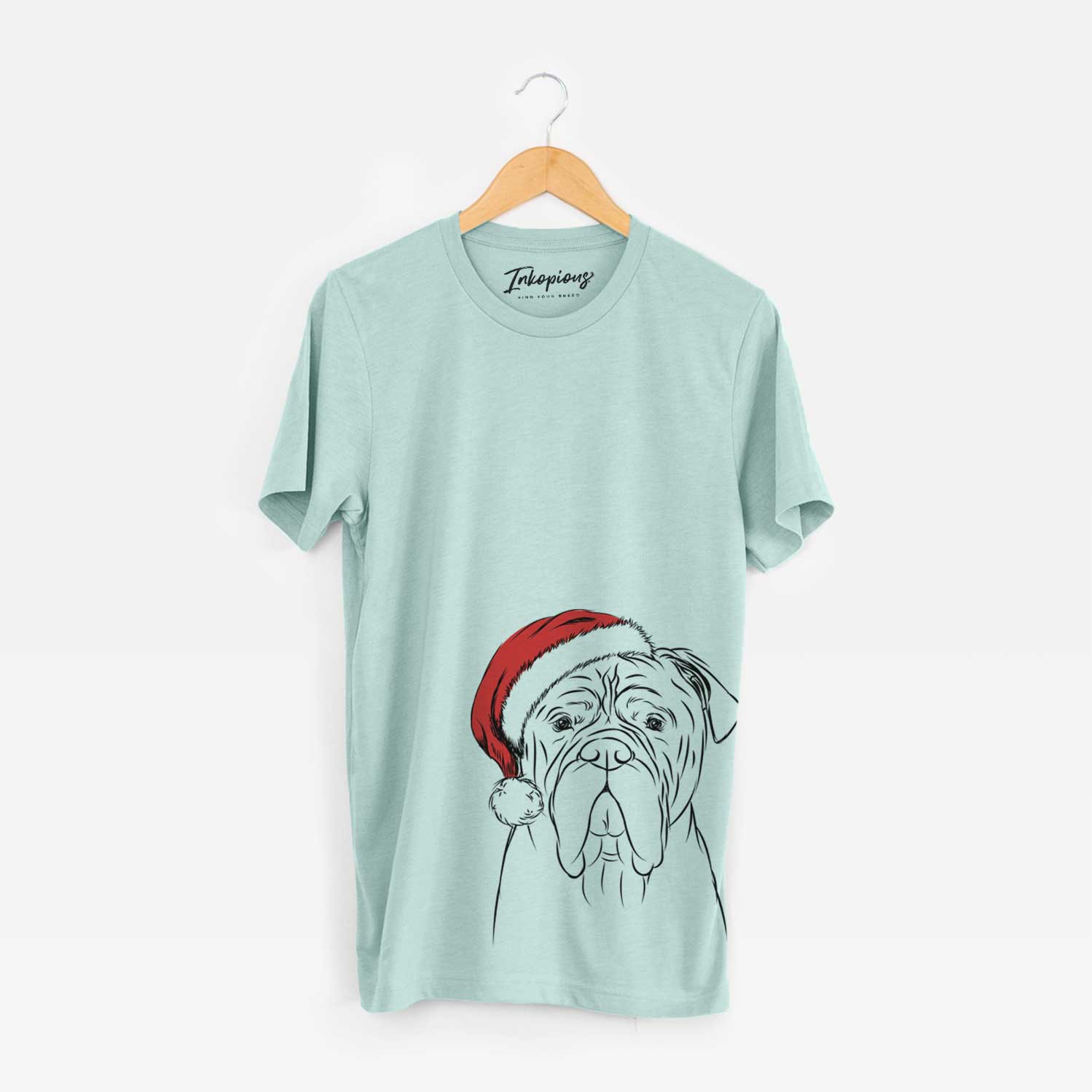 Santa Nolan the Bull Mastiff - Unisex Crewneck