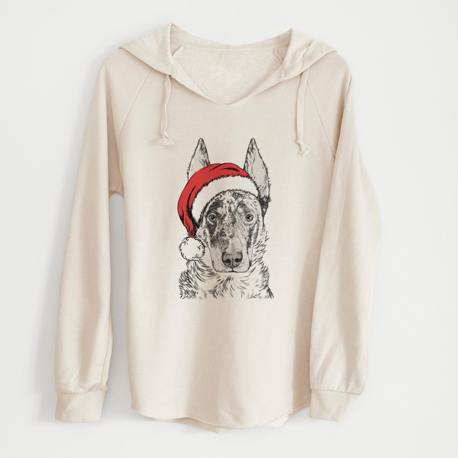 Santa Nori the Beauceron - Cali Wave Hooded Sweatshirt