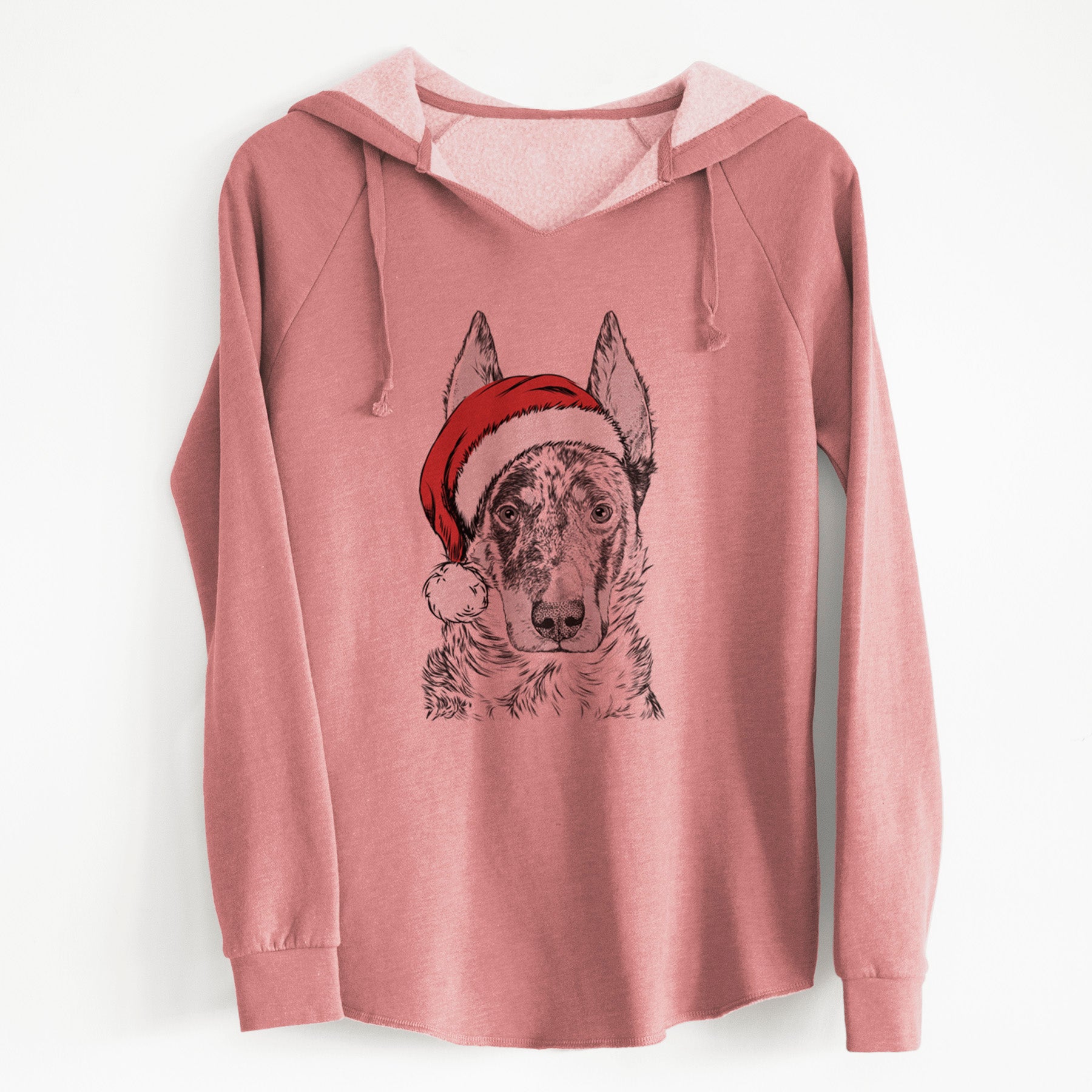 Santa Nori the Beauceron - Cali Wave Hooded Sweatshirt