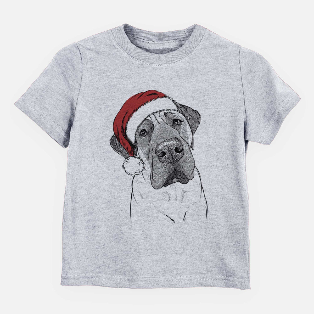 Santa NutterButter the English Mastiff - Kids/Youth/Toddler Shirt