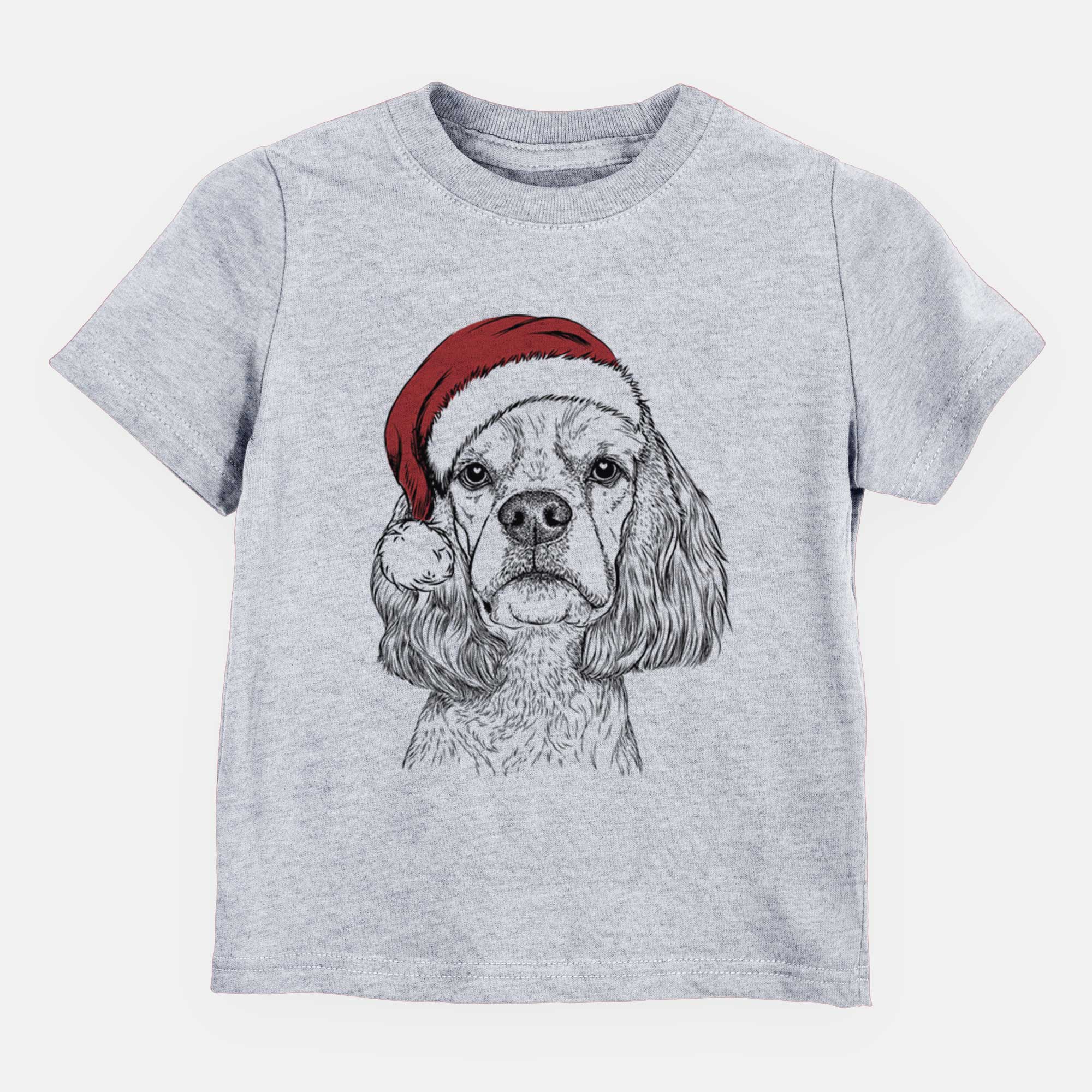 Santa Oakley the American Cocker Spaniel - Kids/Youth/Toddler Shirt