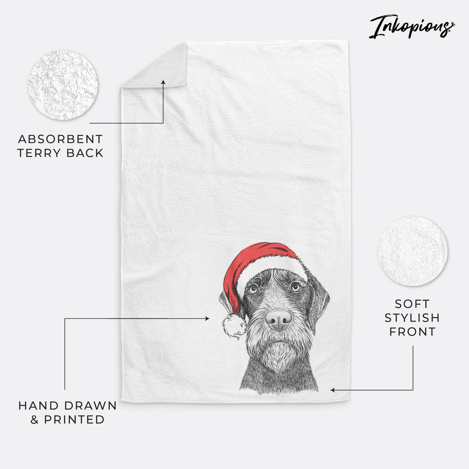 Oakley the Pudelpointer Decorative Hand Towel