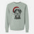 Santa Oakley the Pudelpointer - Unisex Pigment Dyed Crew Sweatshirt