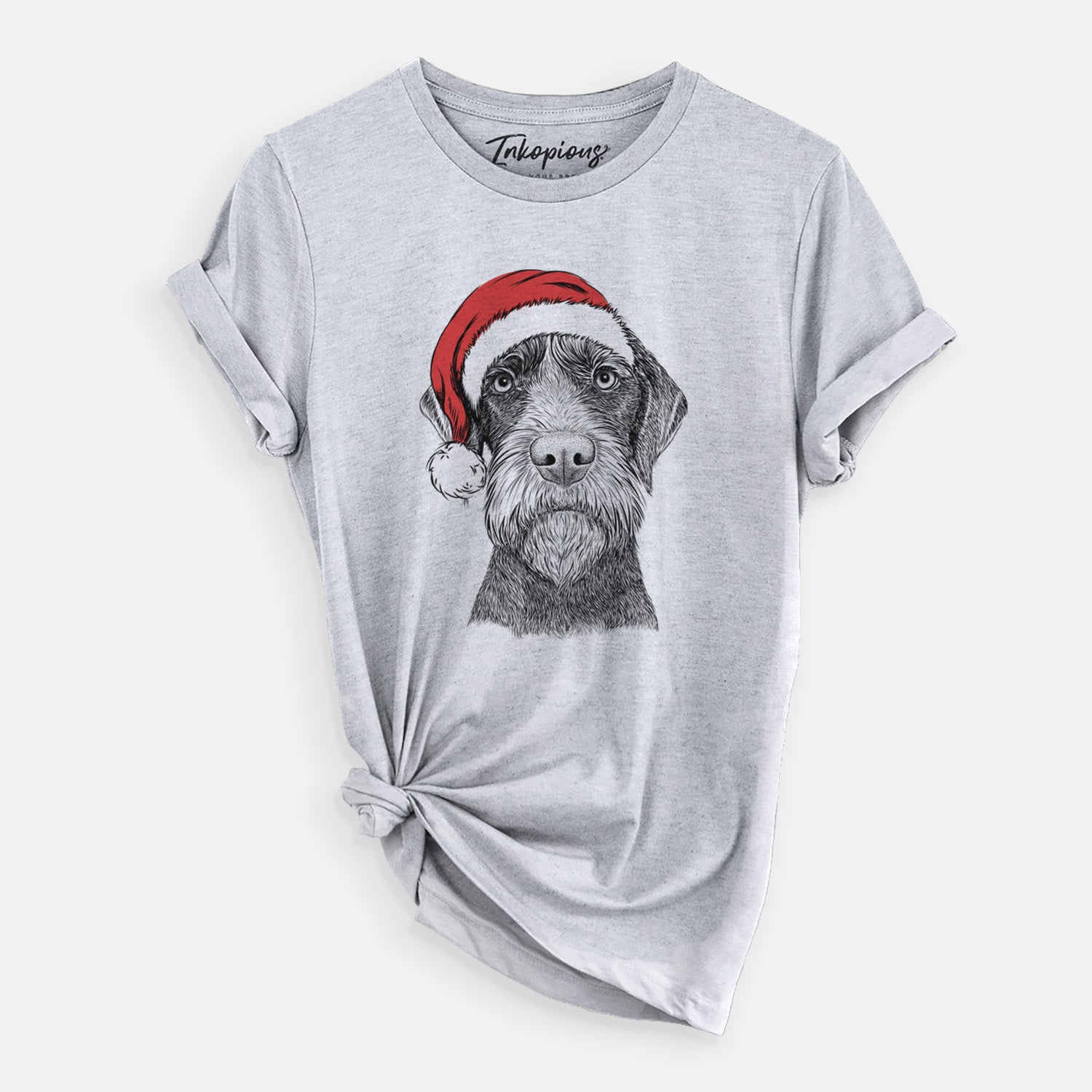 Santa Oakley the Pudelpointer - Unisex Crewneck