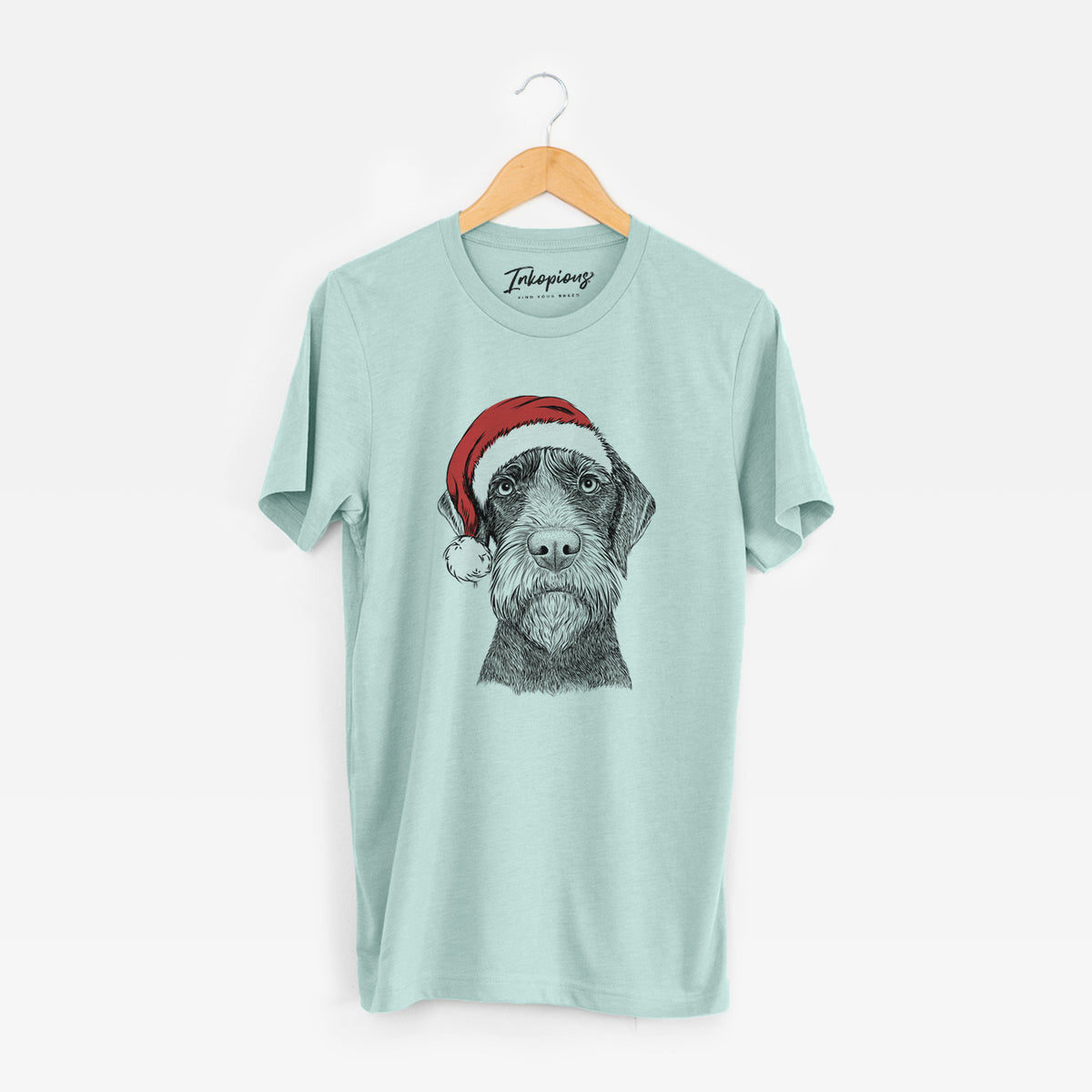 Santa Oakley the Pudelpointer - Unisex Crewneck