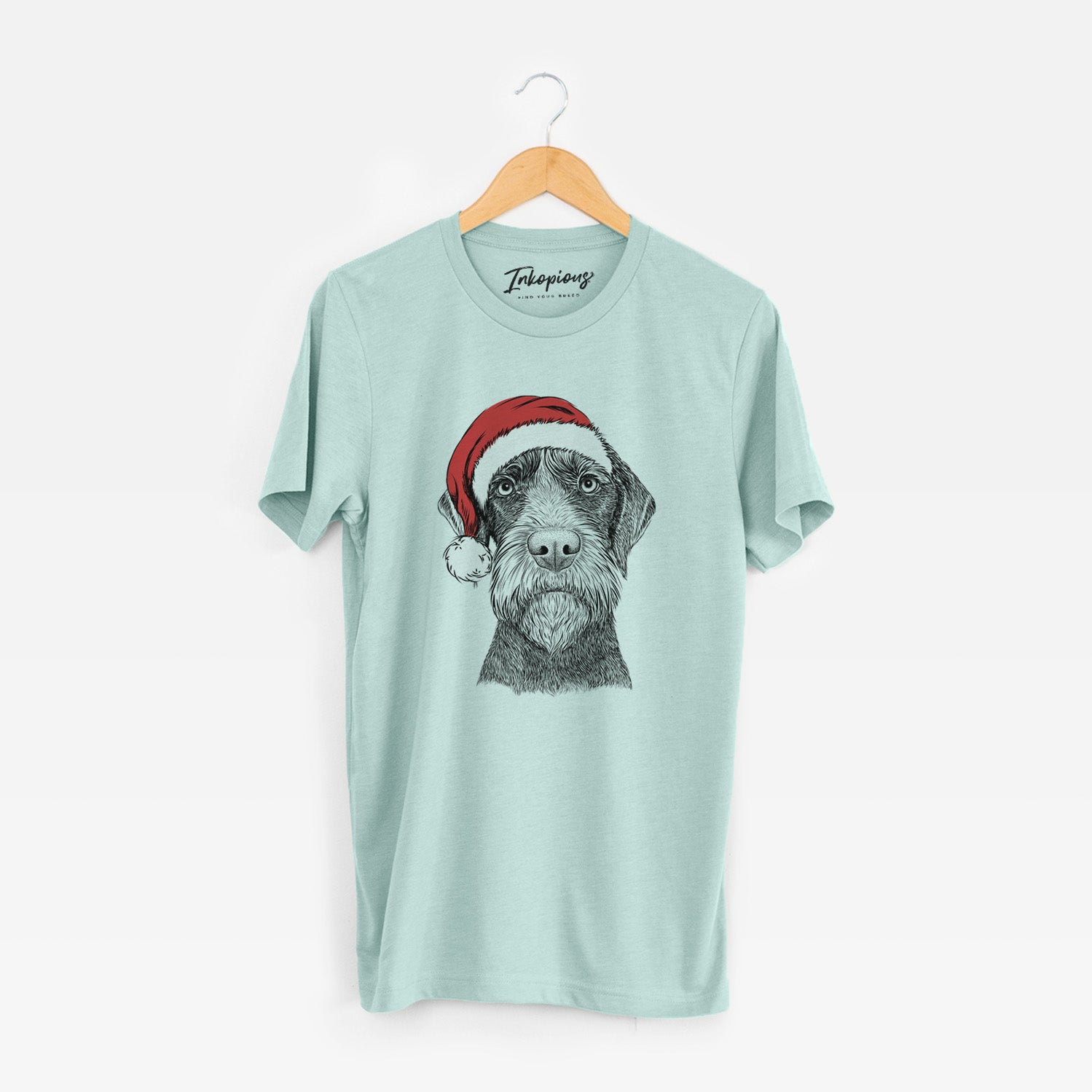 Santa Oakley the Pudelpointer - Unisex Crewneck