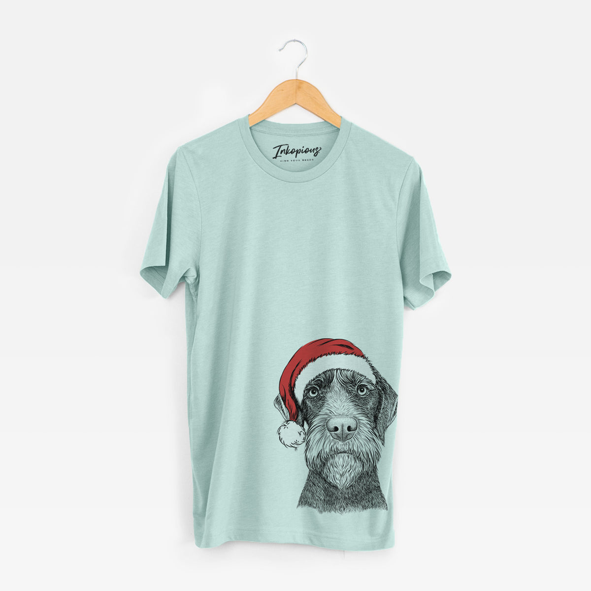 Santa Oakley the Pudelpointer - Unisex Crewneck