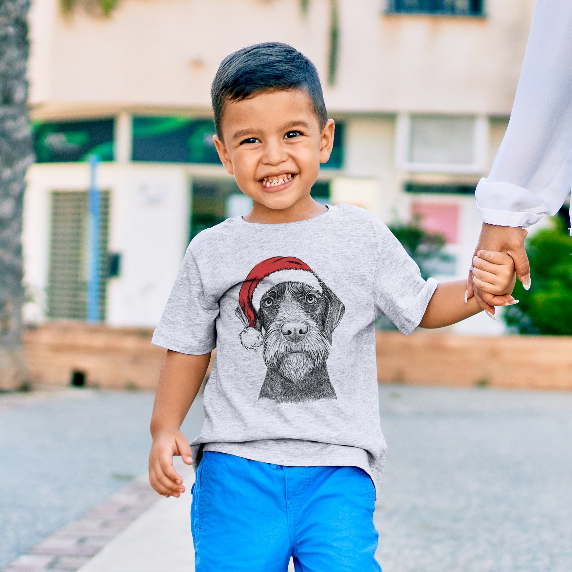 Santa Oakley the Pudelpointer - Kids/Youth/Toddler Shirt