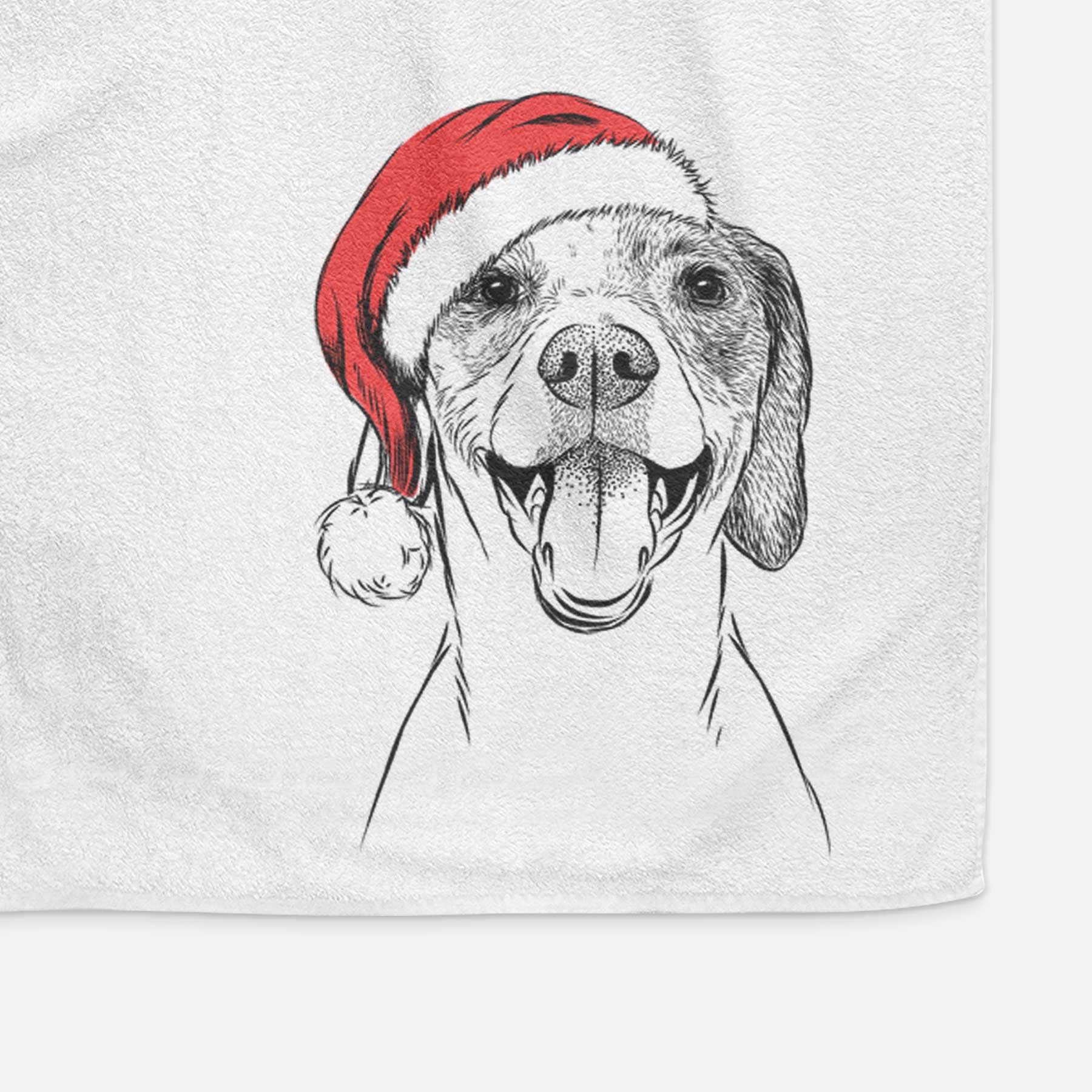 Obi the Beagle Mix Decorative Hand Towel