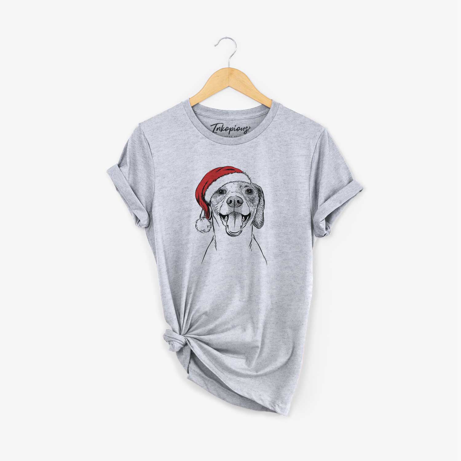 Santa Obi the Beagle Mix - Unisex Crewneck