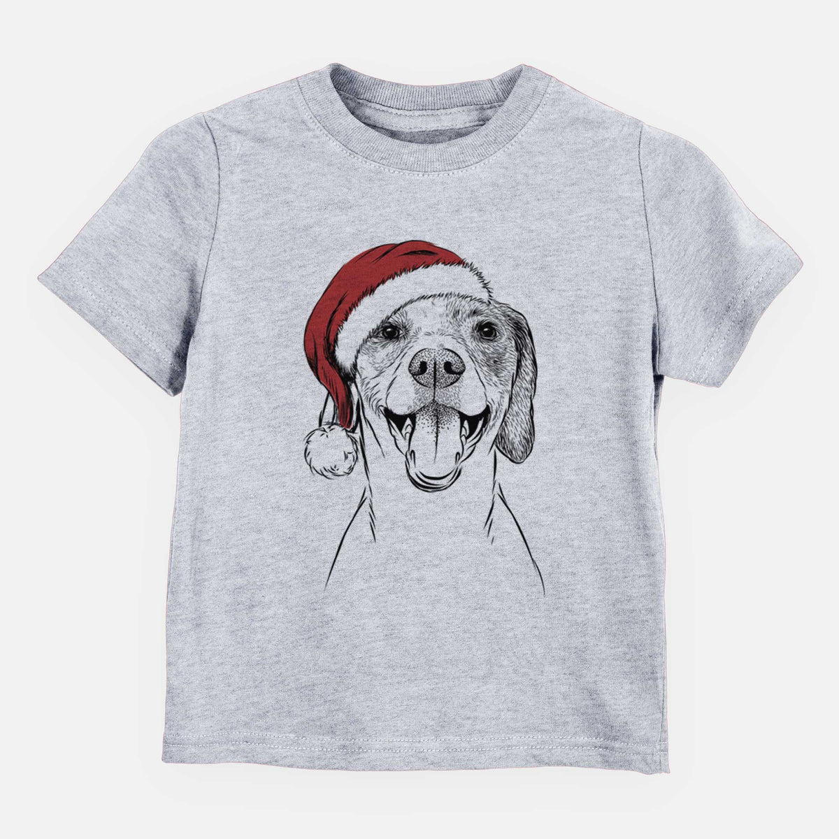 Santa Obi the Beagle Mix - Kids/Youth/Toddler Shirt